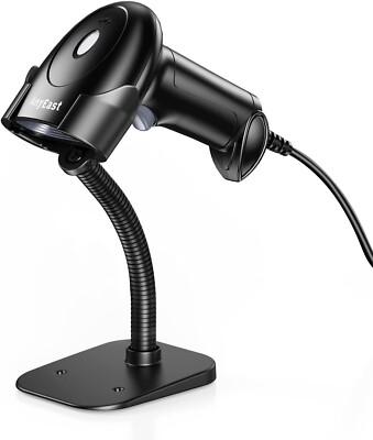 Anyeast  1D 2D QR Code USB Wired Automatic Barcode Scanner W/Stand 3Moudles POS