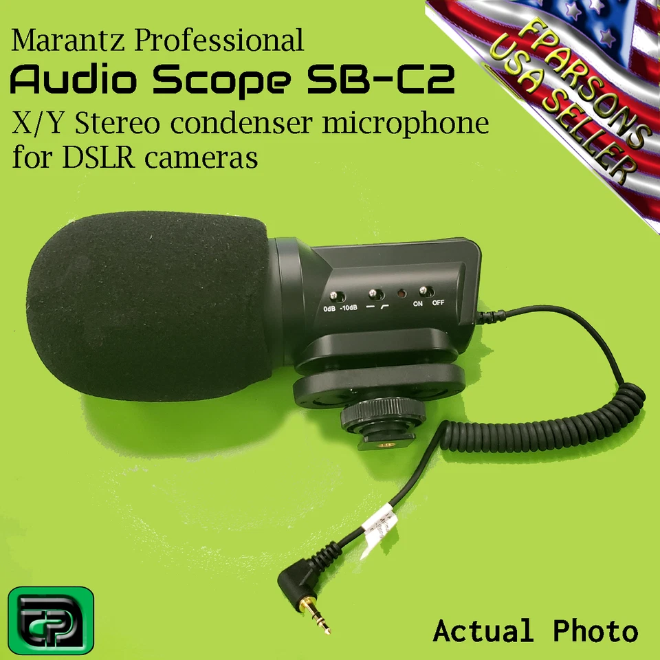 Marantz Professional Audio Scope SB-C2 X/Y Stereo Condenser Microphone For DSLR - Image 2 of 4