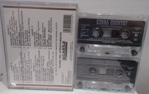 Various - Kinda Country (UK Double Cassette) 1992 Castle Communications MATMC - Picture 2 of 2