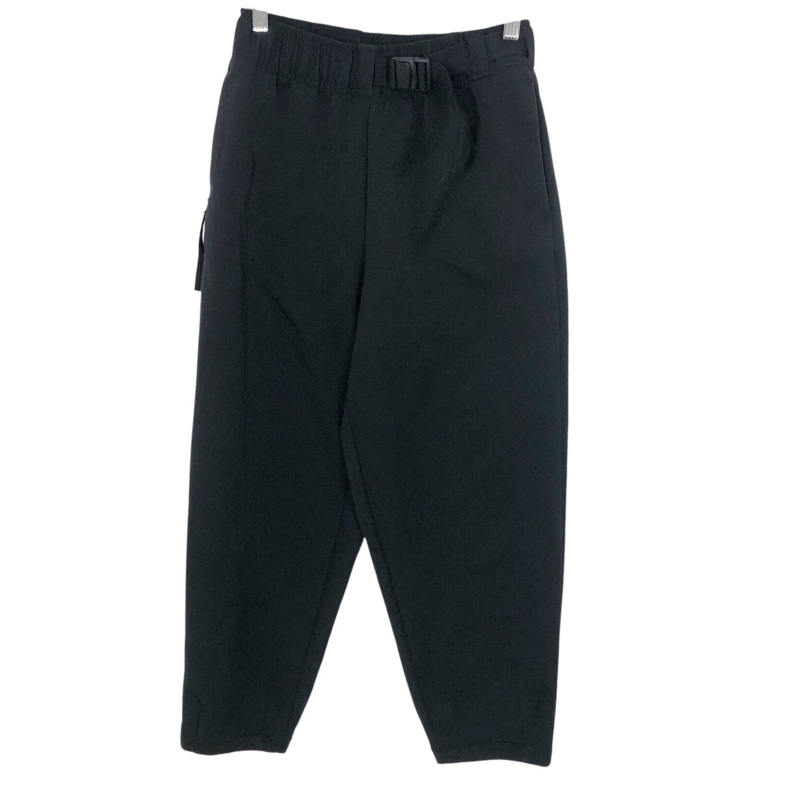 NIKE Tech Pack Pants Womens Small Charcoal Black Baggy Leg Zip Pocket CZ8940-010 thumbnail 2