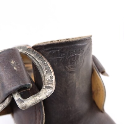 Vintage Dr Martens Shoes Mens 10 Brown Leather Monk Strap  display picture 1