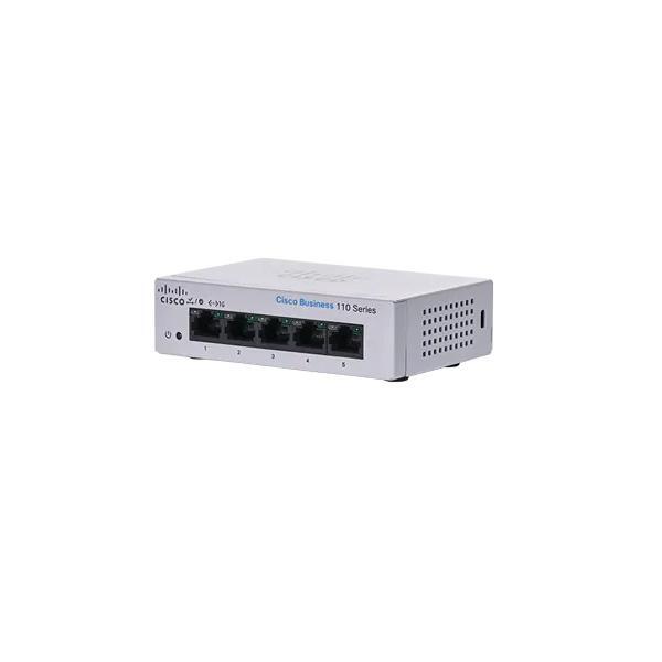 3161828 Cisco  Cisco Business 110 Series 110-5T-D - Switch - unmanaged - 5 x 10/