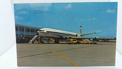 Vintage Postkarte Komet 4 Jetliner Royal Air Force Transport Command Raf Lyneham 