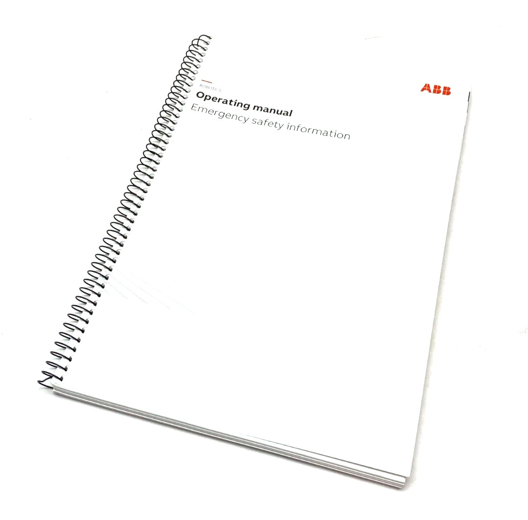 ABB 3HAC027098-001 Rev. S Robotics Operating Manual Emergency Safety Information