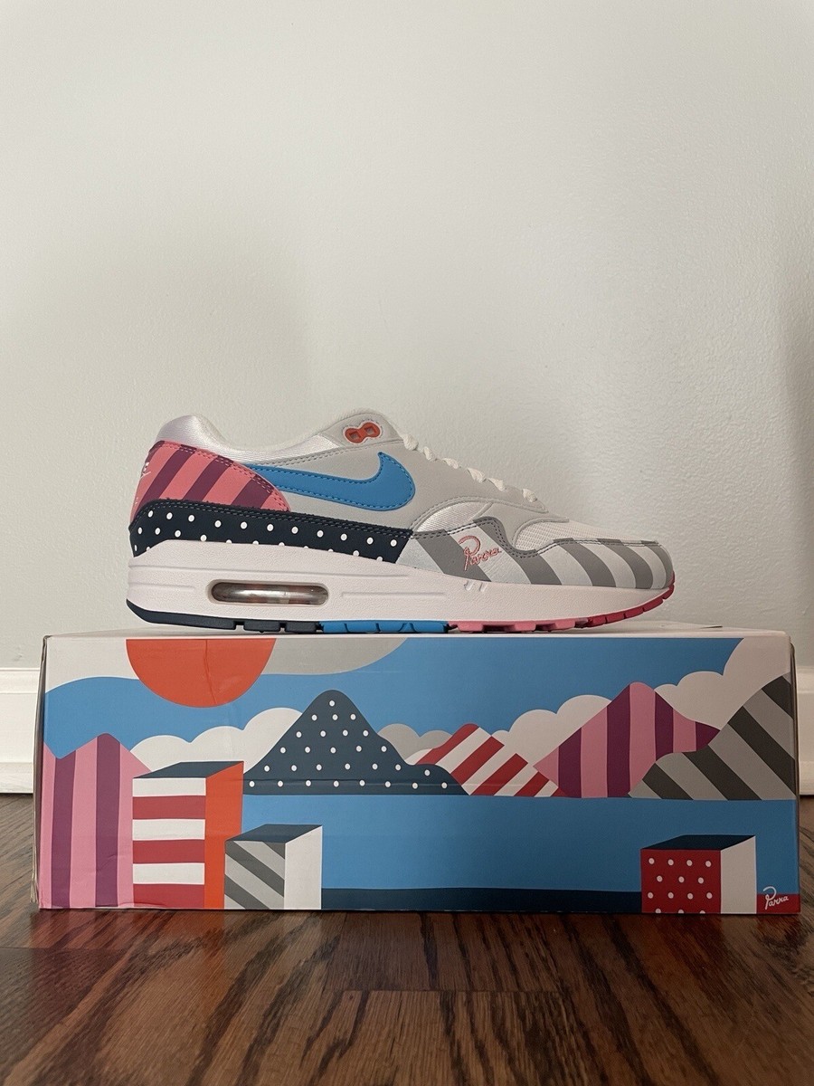 Nike Air Max 1 Parra 2018 Size 8.5 M Brand New AT3057-100