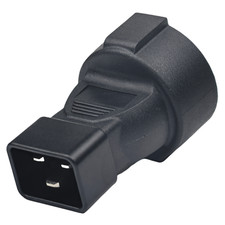 IEC 320 C20 male to 3pin European female power adapter 16A 250V/10A 250V WA-0141
