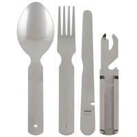 Mfh Bw Essbesteck 4-Teilig Feld Camping Besteck Essbesteck Messer Gabel LöFfel