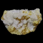 CELESTINE - SULPHUR (Floristella mine, Enna, Sicily, Italy) #M4656 127x80mm