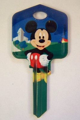 Disney Mickey Mouse Kwikset KW1/KW10 house key blank