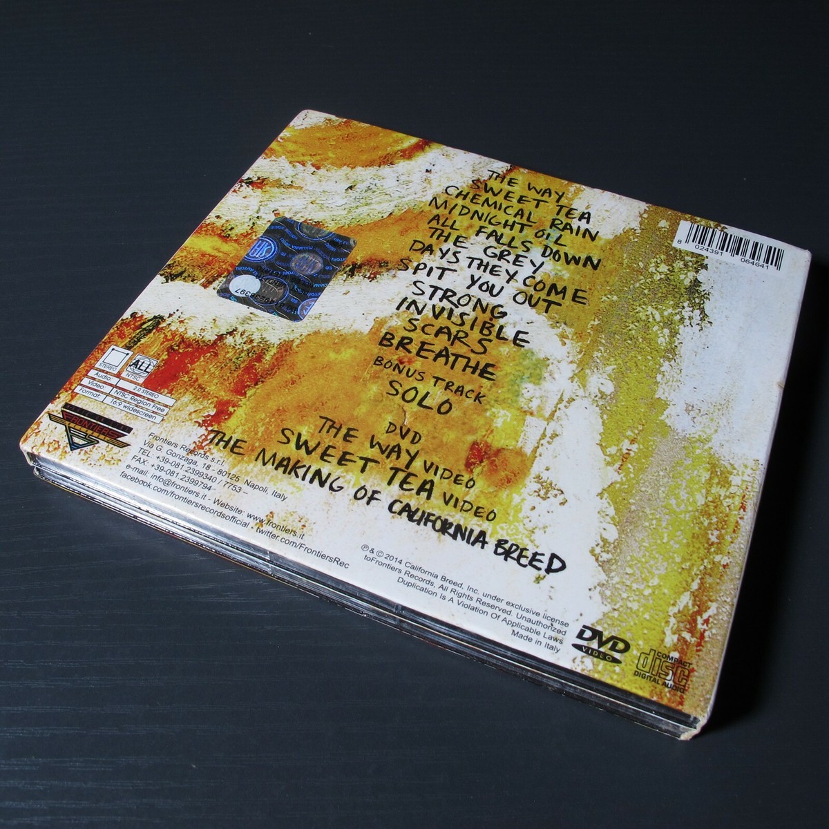 California Breed - S/T ITALY CD+DVD Deluxe Edition DVD