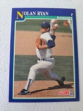Nolan Ryan 1991 Score Baseball Card #4 Texas Rangers + 2 Free Mystery Cards
