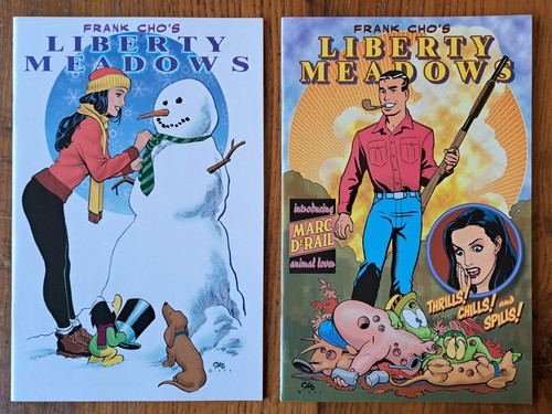 Liberty Meadows by Frank Cho n. 1/37 serie completa + Sourcebook ( 38 comics ) - Foto 4 di 22