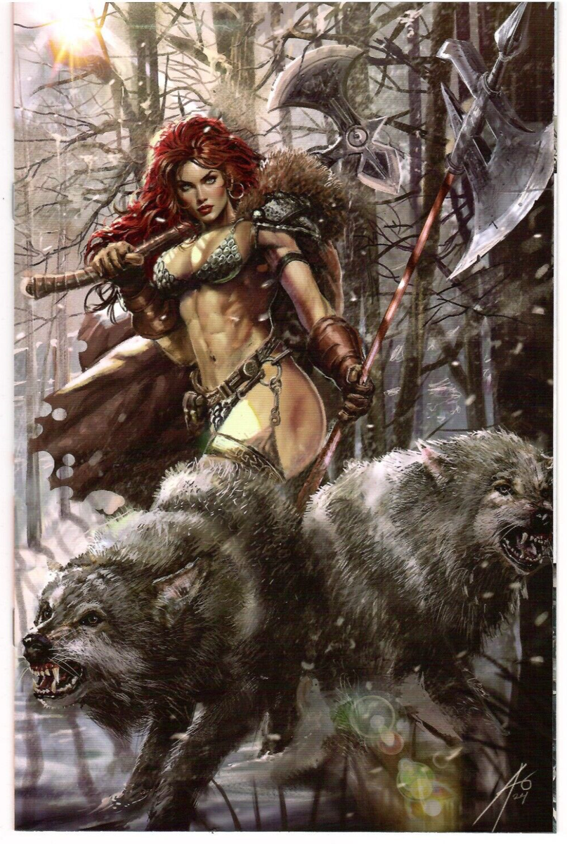RED Sonja #5 The Invincible Josh Burns Exclusive Virgin Cover COA LTD 500 Nm