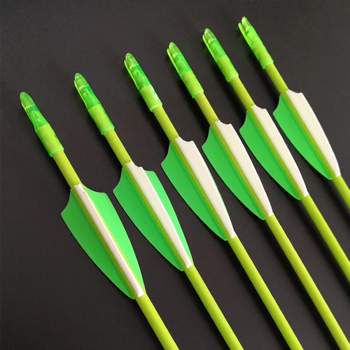6/12pcs 31" Archery Fiberglass Arrows Target Practice Recurve Bow Hunting - Bild 15 von 49
