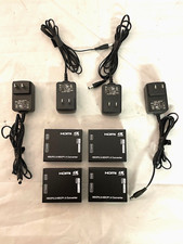 ( Lot Of 4) - Monoprice Blackbird 4k Pro Hdcp Converter 2.2 To 1.4 W/ Chargers