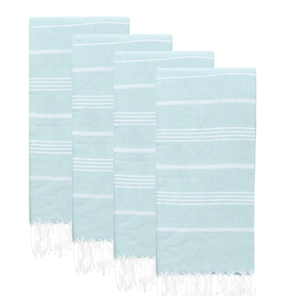 Turkish Beach Towel Set of 4 (38" x 71") | 100% Cotton Extra Large Turkish Towel - Image 2 of 4