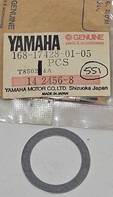 1 NOS Yamaha 0.5 DRIVE AXLE SHIM 2 DT250 DT400 Factory Part OEM 168-17428-01-05