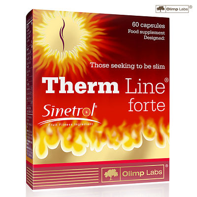 Therm Line Forte 60-240 Caps Thermogenic Fat Burner Weight Loss Reduction Energy