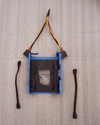 Dell OptiPlex 3070 5070 7070  SFF Hard HDD Dual 2.5'' Caddy Bracket Replace f3tj0