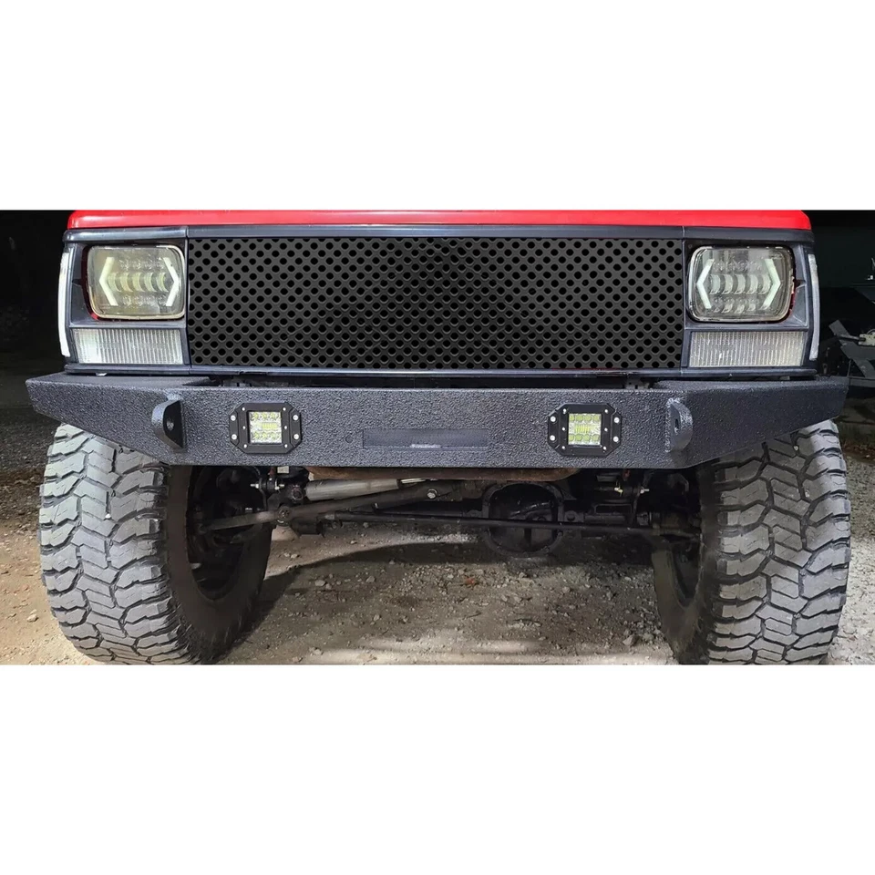 DIY Front & Rear Bumper Kit Bare Metal For 1984-2001 Jeep Cherokee XJ New Foto 2 de 4