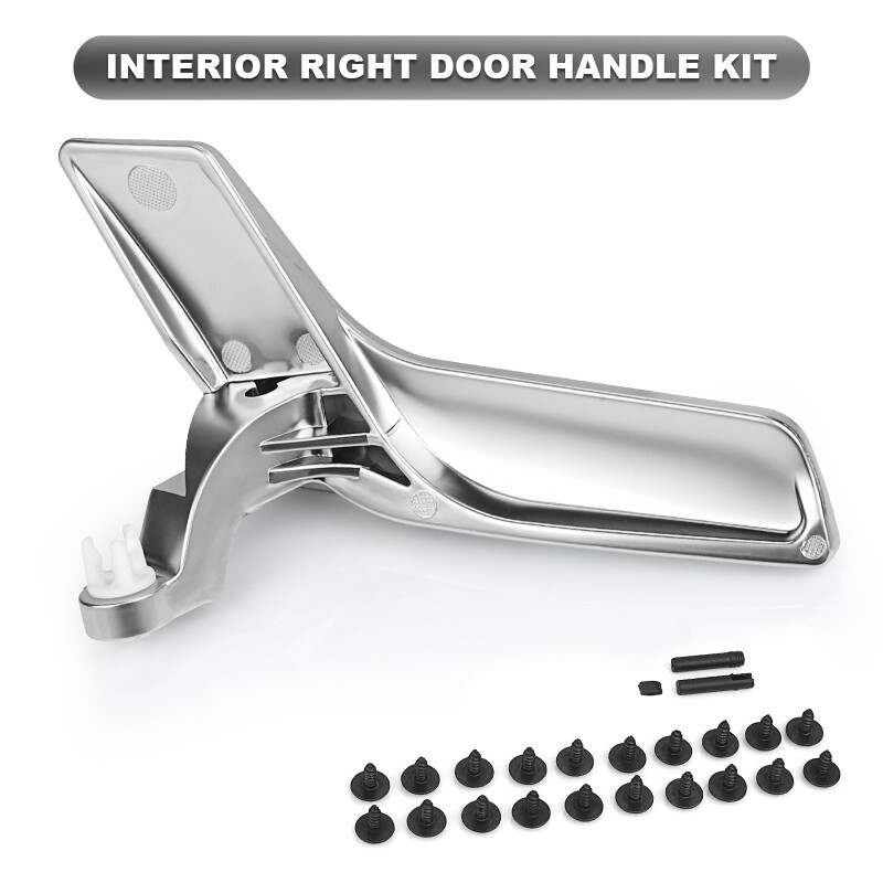 Mercedes C250 C300 C350 Interior Door Handle Repair Kit - Chrome Upgrade