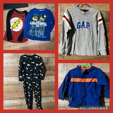 Lot Boys 4 5 Gap H M Flash Carters Jacket Tops Tees Pajamas 922