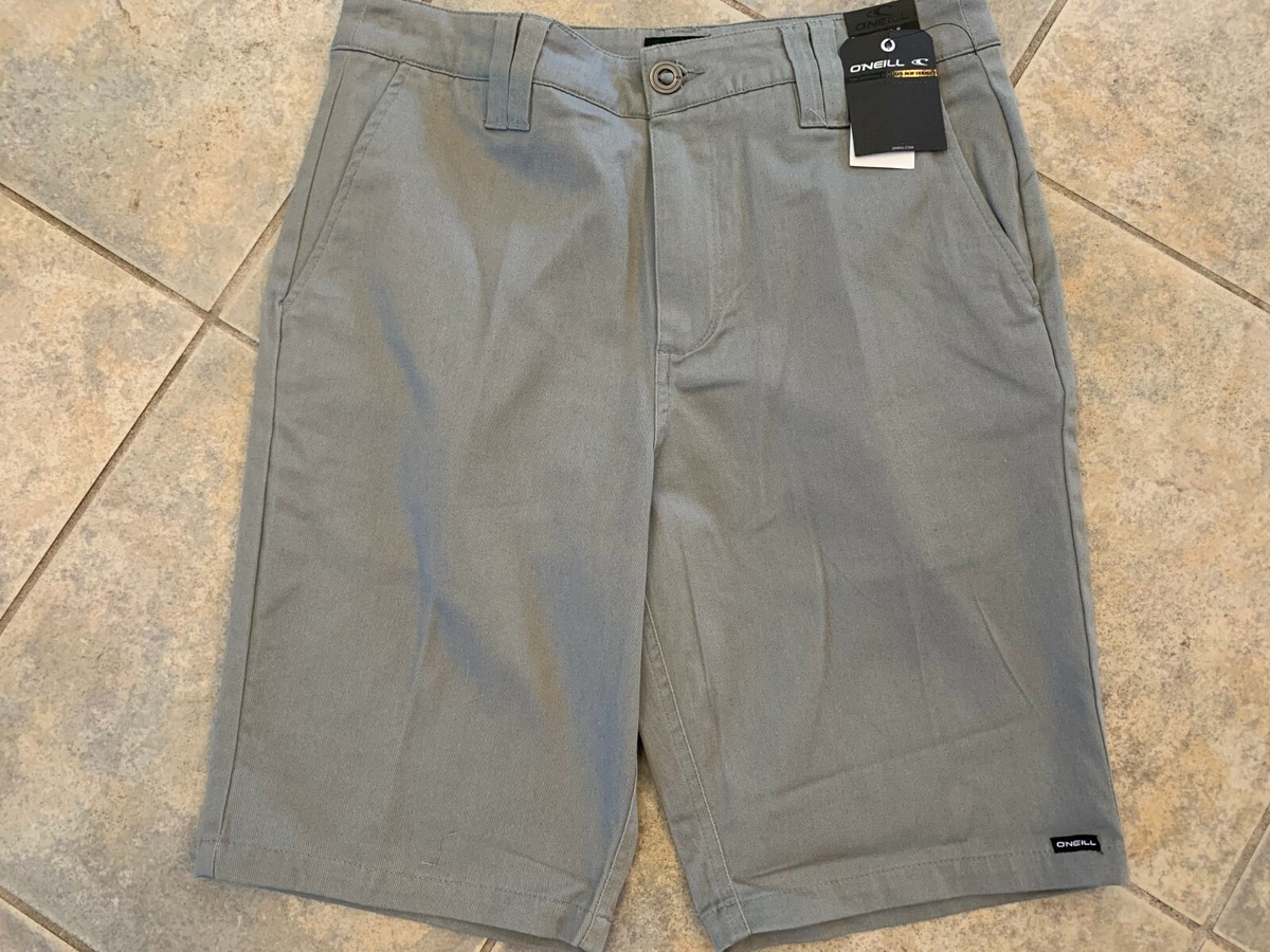 Mens O'Neill Connect Stretch Below The Knee Gray Short Size