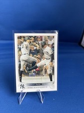 2022 Topps Series 2-FENWAY PARK FIREWORKS-Royal Blue Parallel Card #399: Yankees