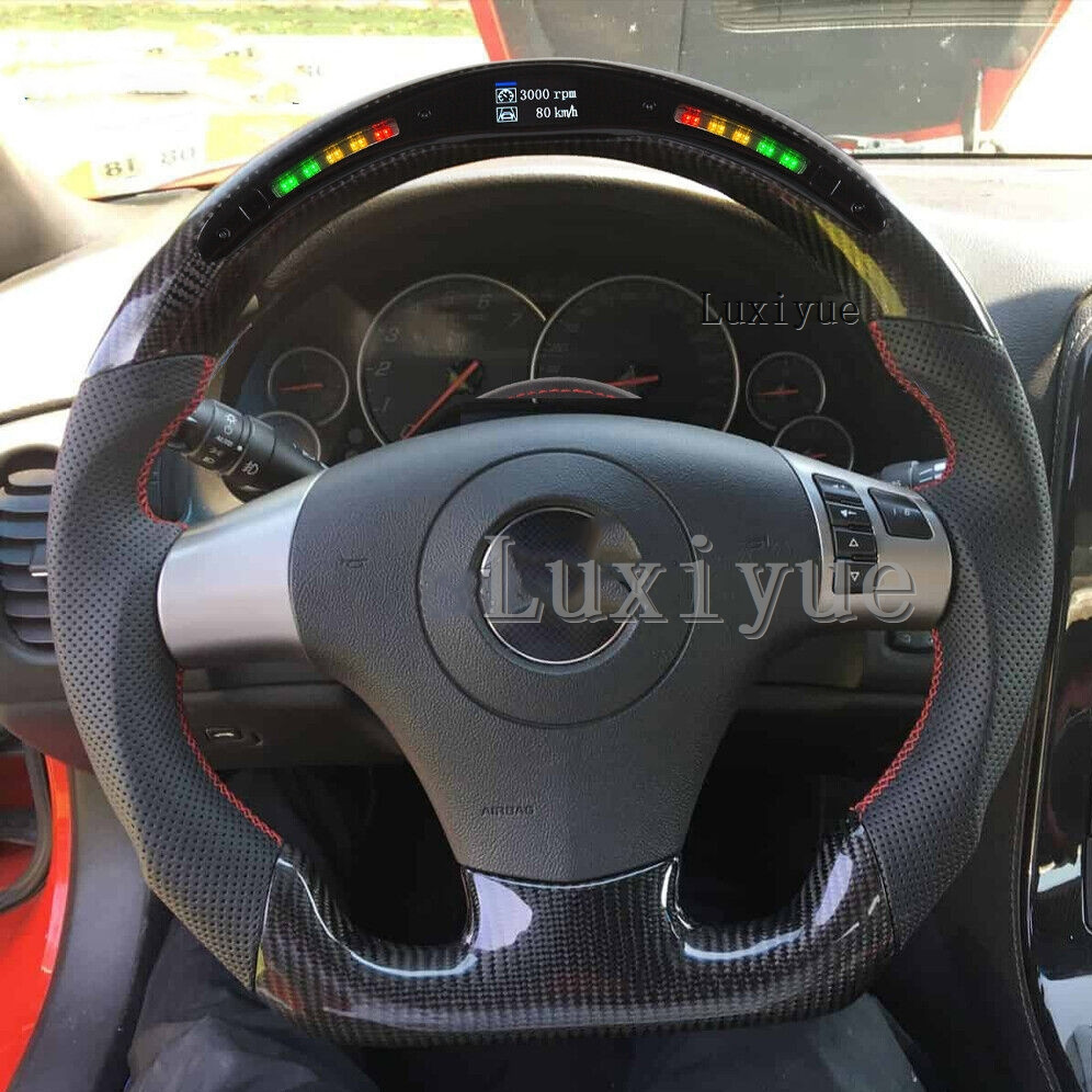 Carbon Fiber LED Customized Steering Wheel For 20062013 Corvette C6