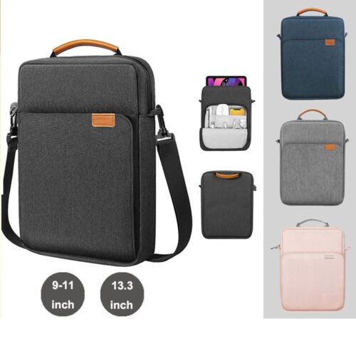 Laptop Messenge Storage Handbag Tablet Case Shoulder Bag For iPad Galaxy Tab - Picture 1 of 12