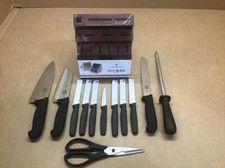 Victorinox 4150513US1 Fibrox Pro 13-Piece Swivel Knife Block Set