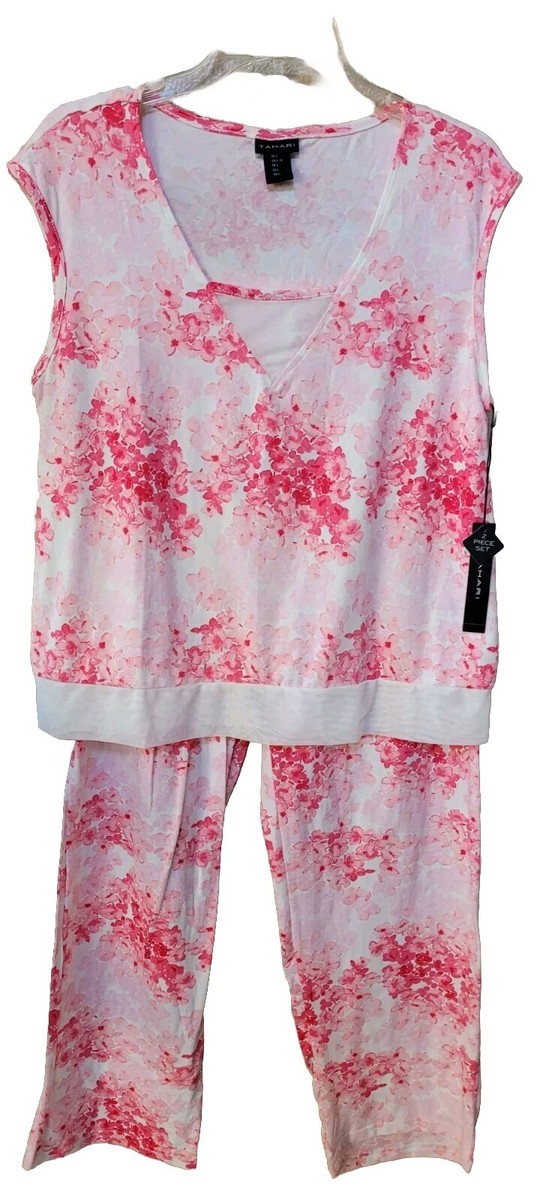 Summer Pajamas Tahari Sleepwear Set Tahari Women's Two Piece
