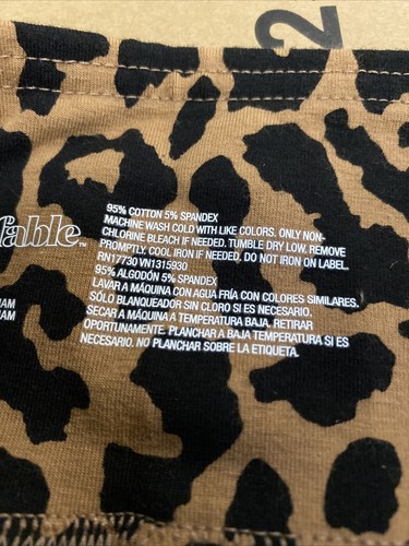 Wild Fable High Rise Leopard Print Biker Shorts Size medium. New with tags. - Picture 6 of 6