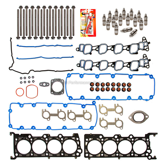 Head Gasket Set Head Bolts Lifters Fit 99-00 Ford GT Mustang 4.6 SOHC VIN X