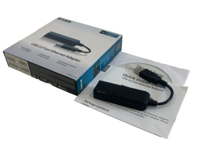 NEW D-LINK DUB-E100 USB 2.0 FAST ETHERNET ADAPTER DUBE100