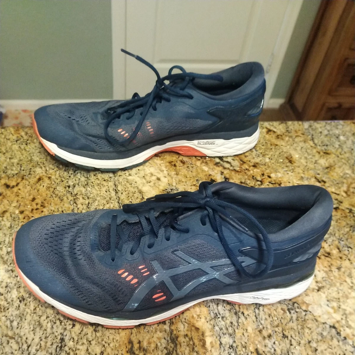 Asics Gel Kayano 24 Blue Running Shoes Sneakers T749N Men s Size
