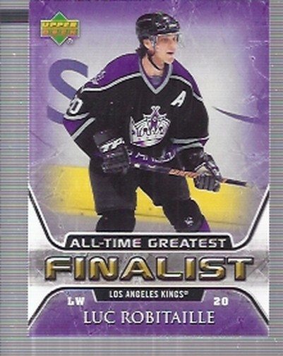 Luc Robitaille #28 2005-06 Upper Deck 2005-06 Upper Deck NHL All-Time Greatest Finalist