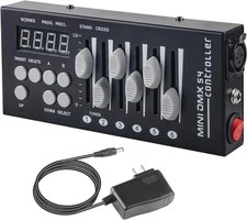 DMX Controller 54 Channel Mini DMX 512 Controller for DJ, Stage & LED Lights