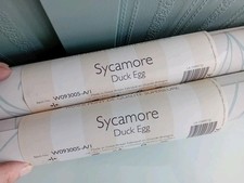 Laura Ashley Wallpaper Sycamore  Duck Egg  X 1 Roll (4 Available)