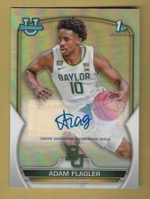 ADAM FLAGLER 2023 TOPPS BOWMAN U 1ST SILVER SP AUTOGRAPH AUTO CARD #/499