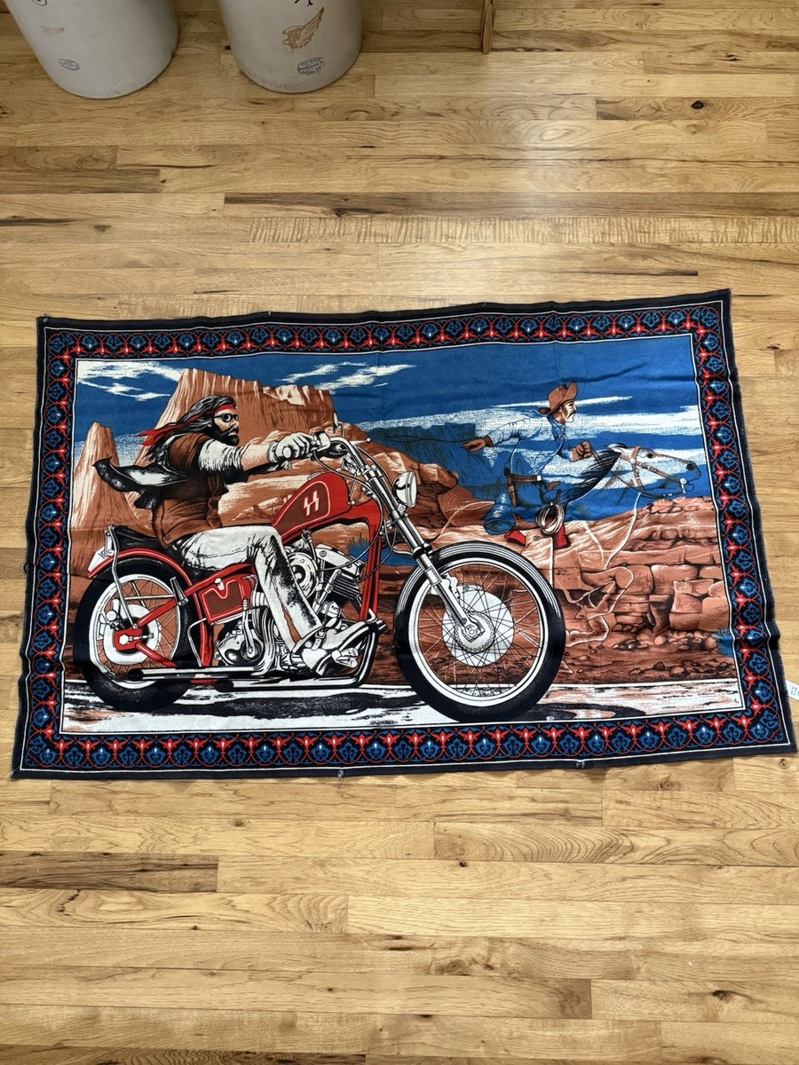 David Mann Ghost Rider Tapestry Wall Art 55x33