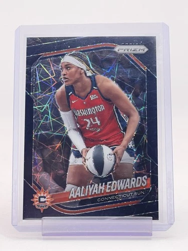 2025 Panini Prizm WNBA Basketball Black Velocity Aaliyah Edwards #94
