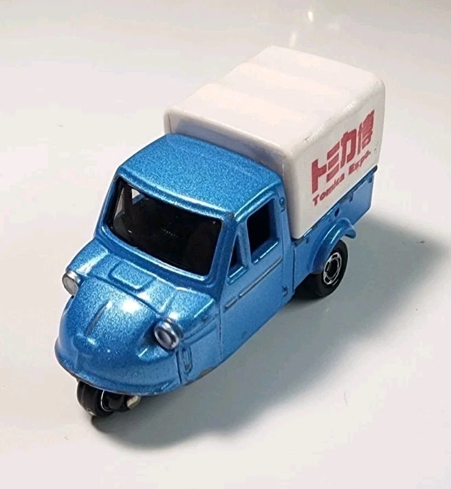 Takara Tomy Tomica Expo Blue Daihatsu Midget 1/50 Diecast/Plastic HTF - Image 3 of 4