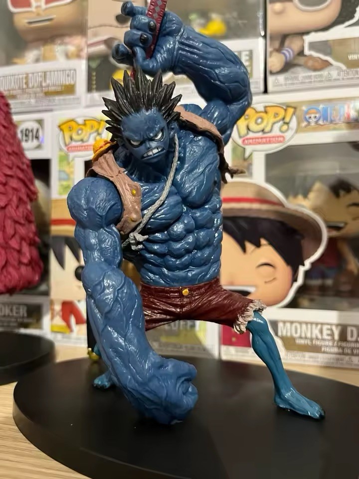 luffy様　ネイビー One Piece Nightmare Luffy 15cm PVC Anime Figure Statue Collectible