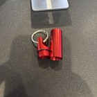 Pill Holder Keychain Waterproof (2) Black & Red — photo 4