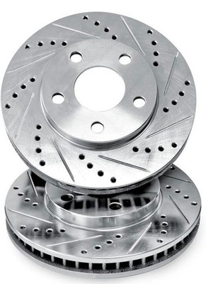 R1 Concepts Front Drilled/Slotted Rotors 1968-70 Ford Fairlane/Torino/Comet