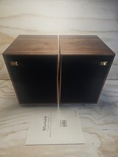 Wharfedale Speakers Denton 85th Anniversary Walnut Bookshelf Stereo Speaker Pair