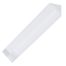 2 Pcs Science Classroom Optics Kits Crystal Triangular Prism Glass Blocks