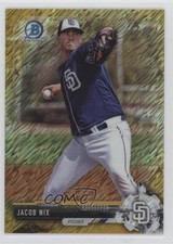 2017 Bowman Chrome Prospects Gold Shimmer Refractor 43/50 Jacob Nix #BCP195 6k2