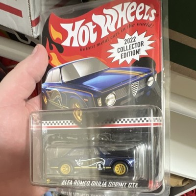 Hot Wheels 2022 Collector Edition Alfa Romeo Giulia Sprint GTA 1:64 Blue Diecas 